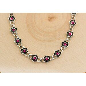 17 Inch, Floral Flower Choker Elegant Necklace by Avon - BY1